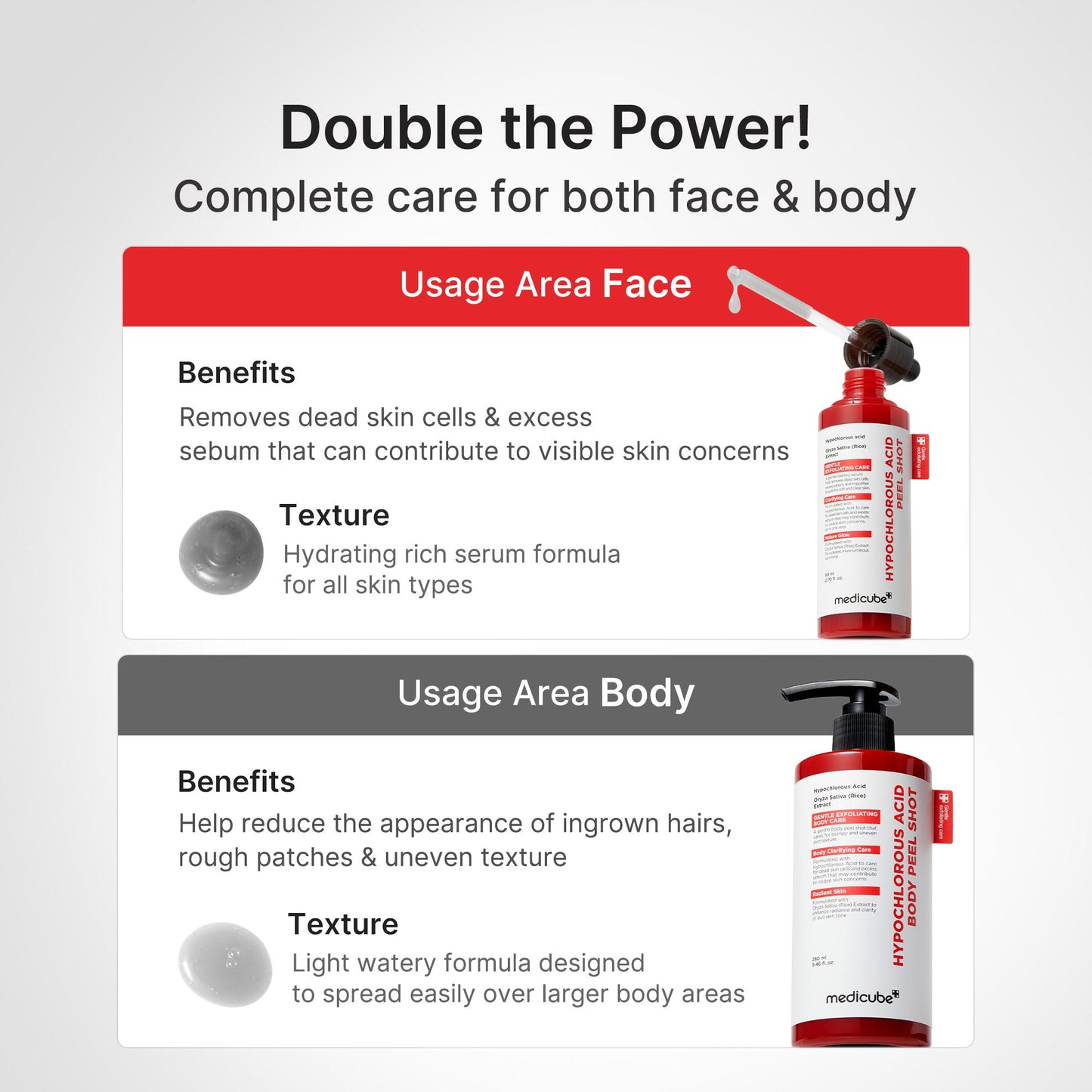 [GIFT] Hypochlorous Acid Rice Body Peel Shot