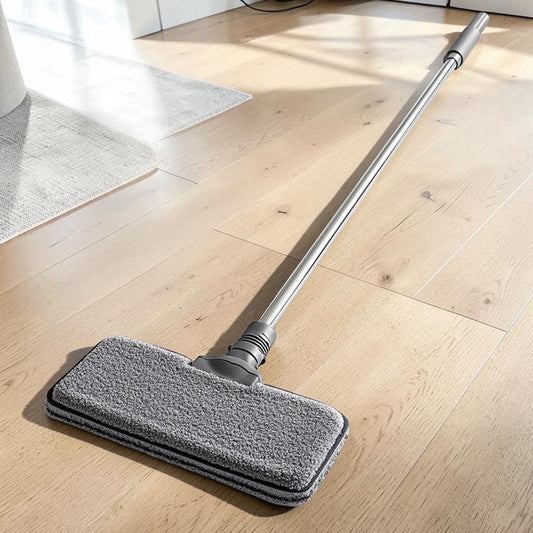 Eliteplusl 15" Large Flat Mop for Floor Cleaning - Hands-Free Squeeze Mechanism - 360 Degree Swivel Head - Professional Microfiber Mop for Hardwood, Tile & Laminate
