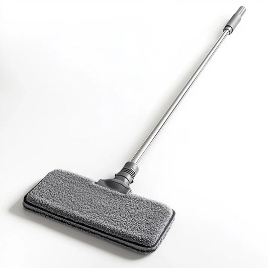 Eliteplusl 15" Large Flat Mop for Floor Cleaning - Hands-Free Squeeze Mechanism - 360 Degree Swivel Head - Professional Microfiber Mop for Hardwood, Tile & Laminate